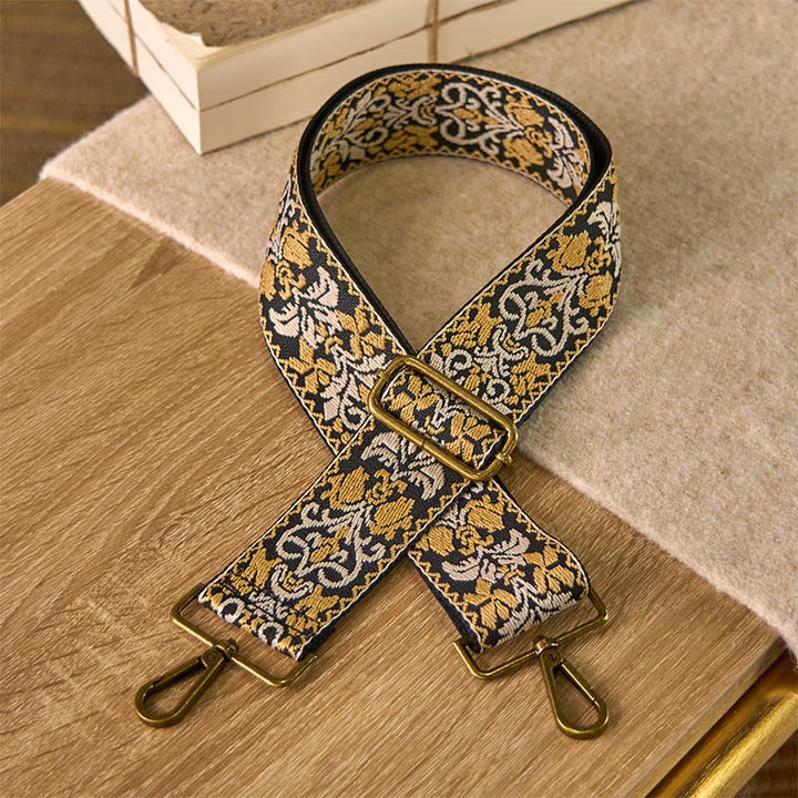 Correas de repuesto para bolsos, bandoleras, ... - Caqui negro - 75-135 cm x 5 cm - image 13