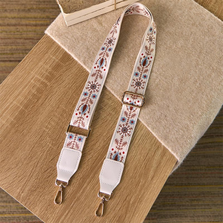 Correas de repuesto ajustables para bolsos, bandoleras y bolsos de mano con diseño de flores bohemias y Buddha Stones - image 6