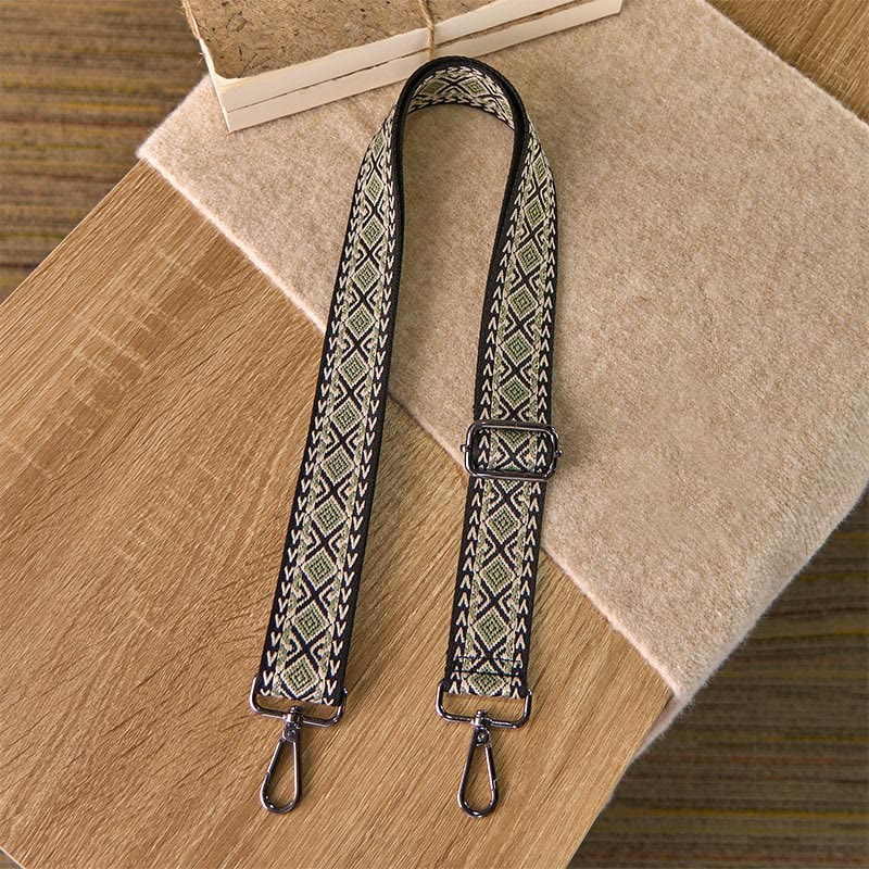 Correas de repuesto para bolso de mano, ajustables, con diseño geométrico, de rombos, diamantes y Buddha Stones bohemio. - image 7