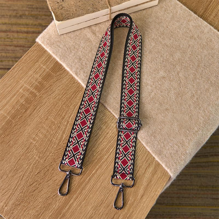 Correas de repuesto para bolso de mano, ajustables, con diseño geométrico, de rombos, diamantes y Buddha Stones bohemio. - image 5