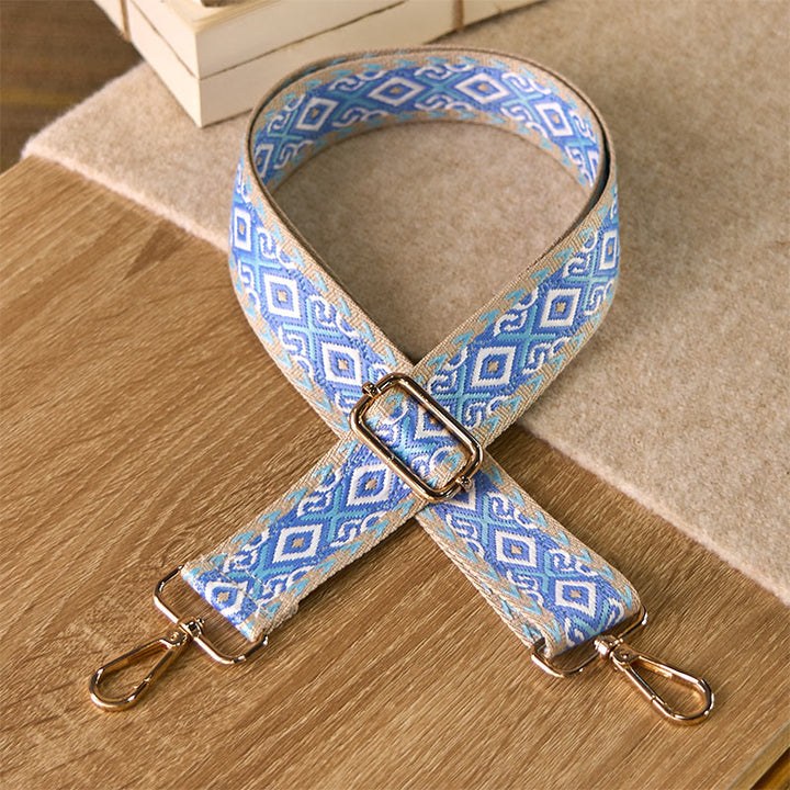 Buddha Stones de repuesto para bolsos de mano ajustables, bandoleras, bandoleras, bolsos de mano, bandoleras ... - Azul - 75-145 cm x 3,8 cm - image 0