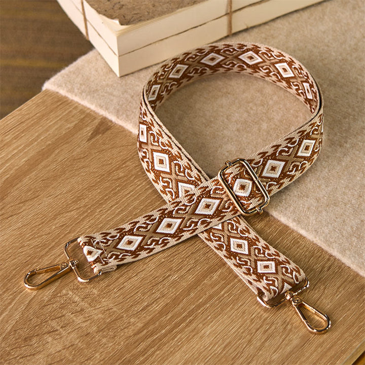 Buddha Stones de repuesto para bolsos de mano ajustables, bandoleras, bandoleras, bolsos de mano, bandoleras ... - Marrón - 75-145 cm x 3,8 cm - image 13