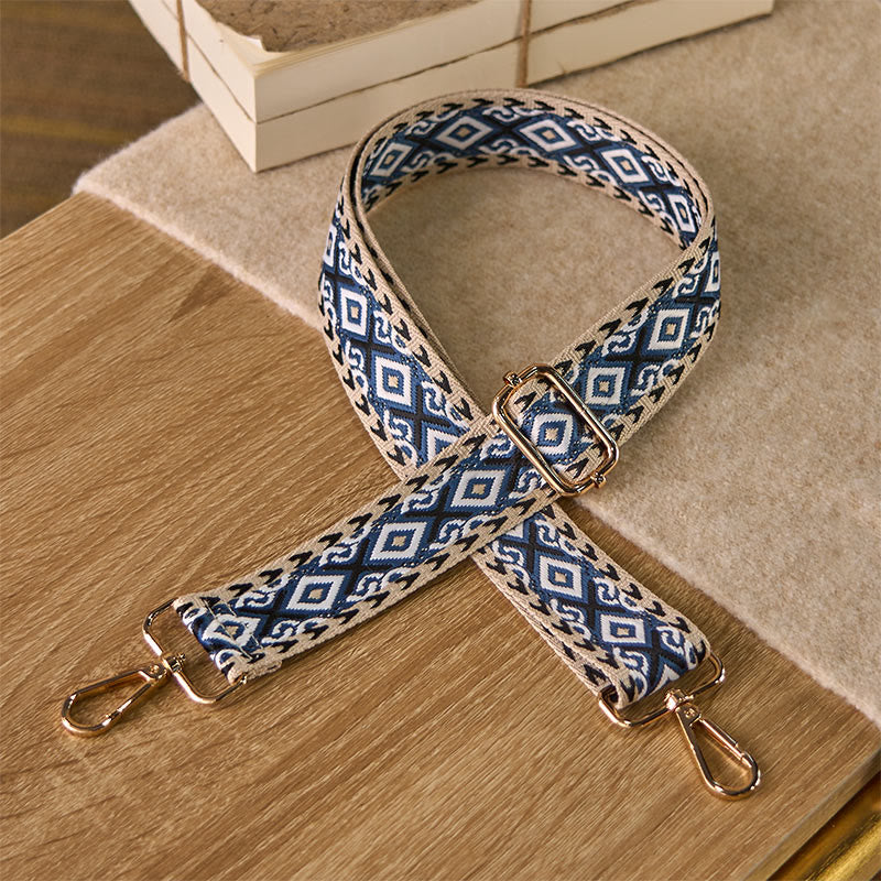 Buddha Stones de repuesto para bolsos de mano ajustables, bandoleras, bandoleras, bolsos de mano, bandoleras ... - Azul acero - 75-145 cm x 3,8 cm - image 7