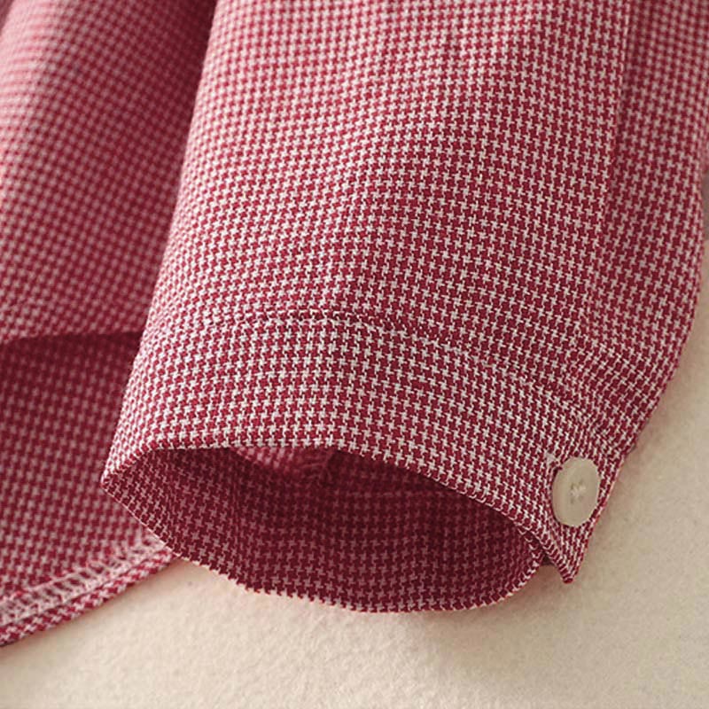 Camisa de manga larga para mujer con cuello alto, botones y diseño de gato y gatito con bordado de Buddha Stones - image 12