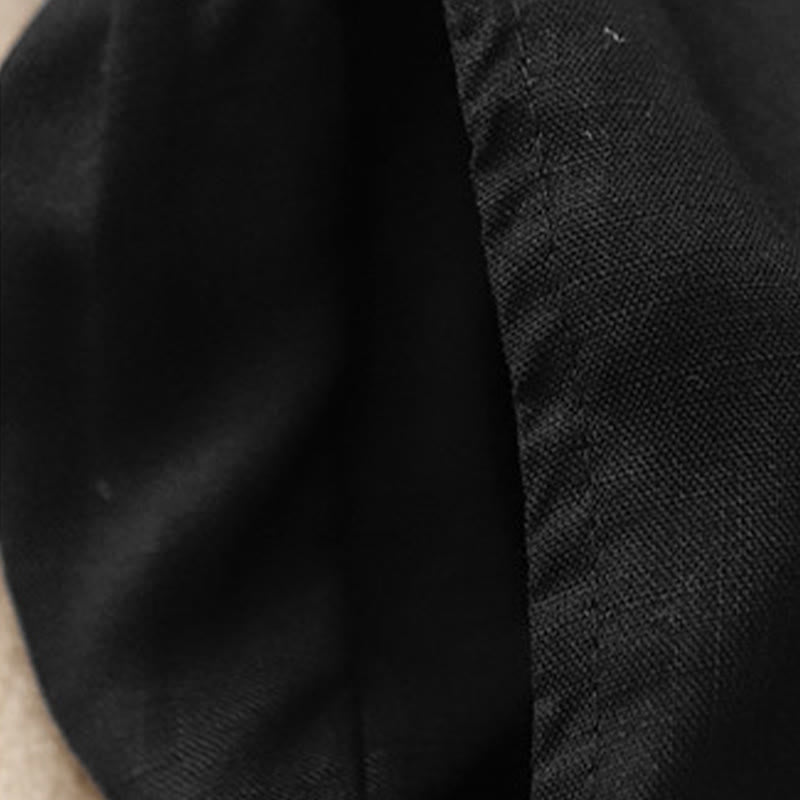 Pantalones capri cortos de algodón con cintura elástica y bolsillos para mujer de Buddha Stones - image 14