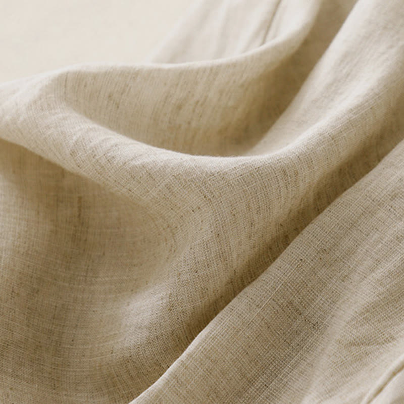 Pantalones capri cortos de algodón con cintura elástica y bolsillos para mujer de Buddha Stones - image 9