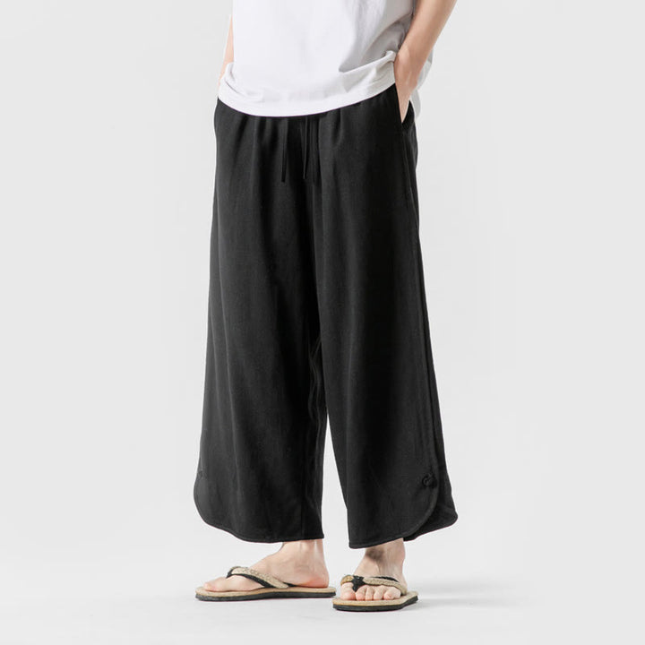 Pantalones de Buddha Stones con diseño de cordón de verano para hombre, tallas 7-8, con bolsillos - image 16