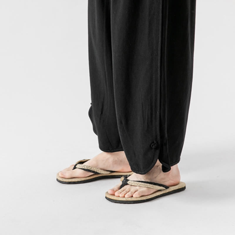 Pantalones de Buddha Stones con diseño de cordón de verano para hombre, tallas 7-8, con bolsillos - image 25