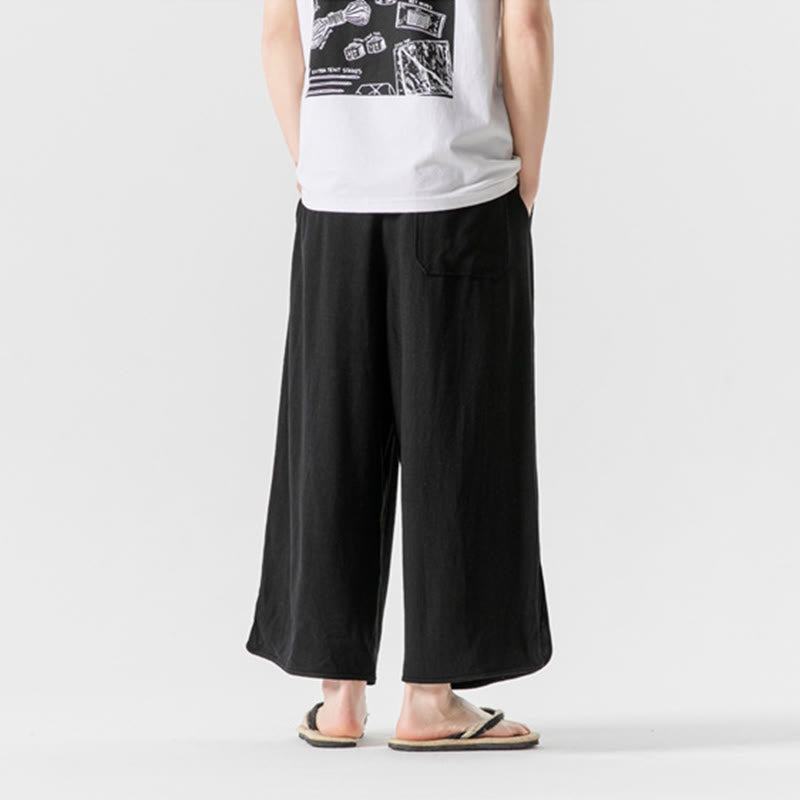 Pantalones de Buddha Stones con diseño de cordón de verano para hombre, tallas 7-8, con bolsillos - image 15