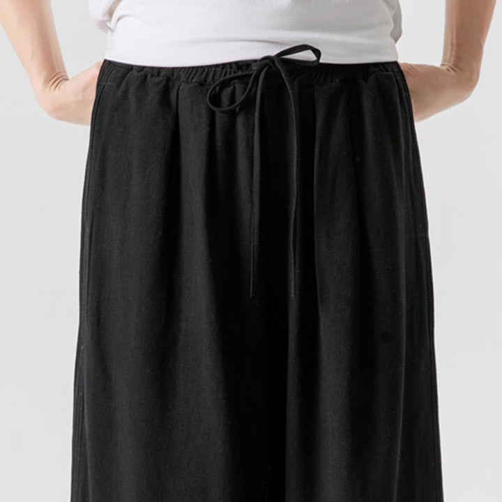 Pantalones de Buddha Stones con diseño de cordón de verano para hombre, tallas 7-8, con bolsillos - image 23