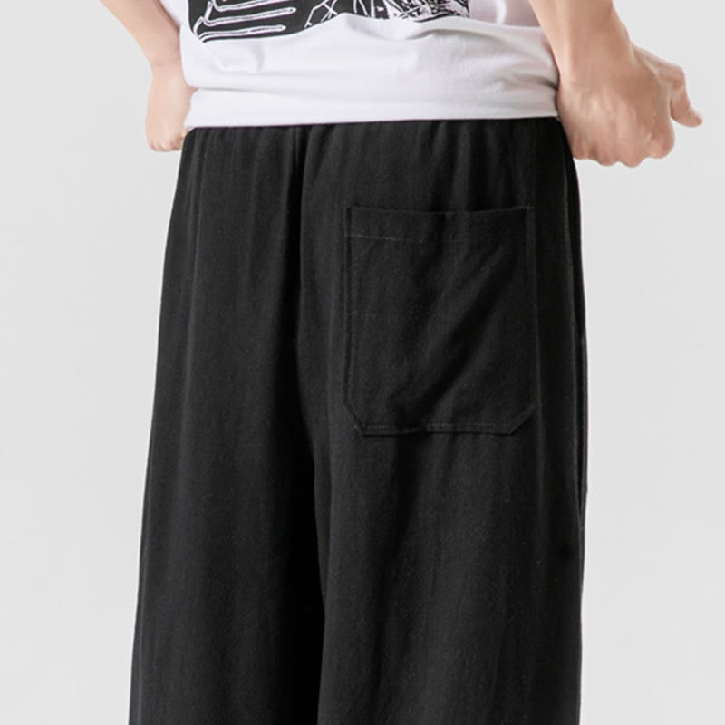 Pantalones de Buddha Stones con diseño de cordón de verano para hombre, tallas 7-8, con bolsillos - image 24