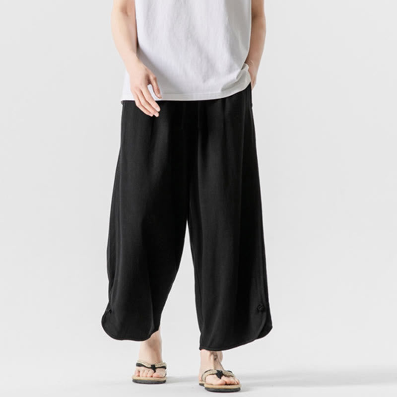 Pantalones de Buddha Stones con diseño de cordón de verano para hombre, tallas 7-8, con bolsillos - image 13