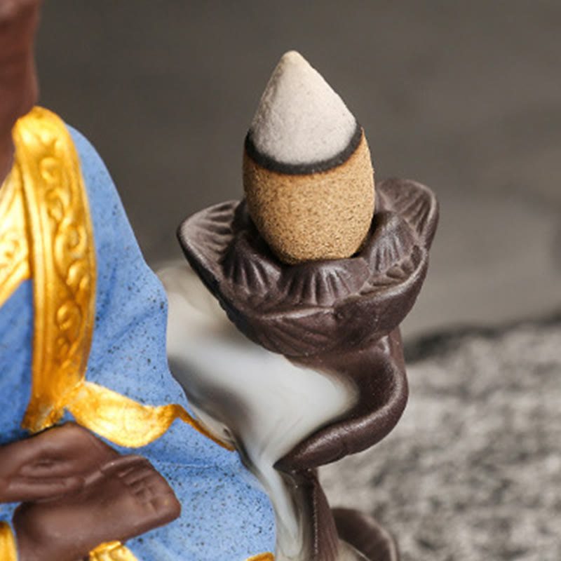 Quemador de incienso Buddha Stones Buddha Serenity para decoración del hogar - image 15