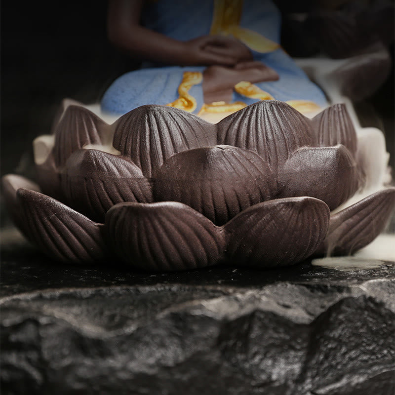 Quemador de incienso Buddha Stones Buddha Serenity para decoración del hogar - image 16