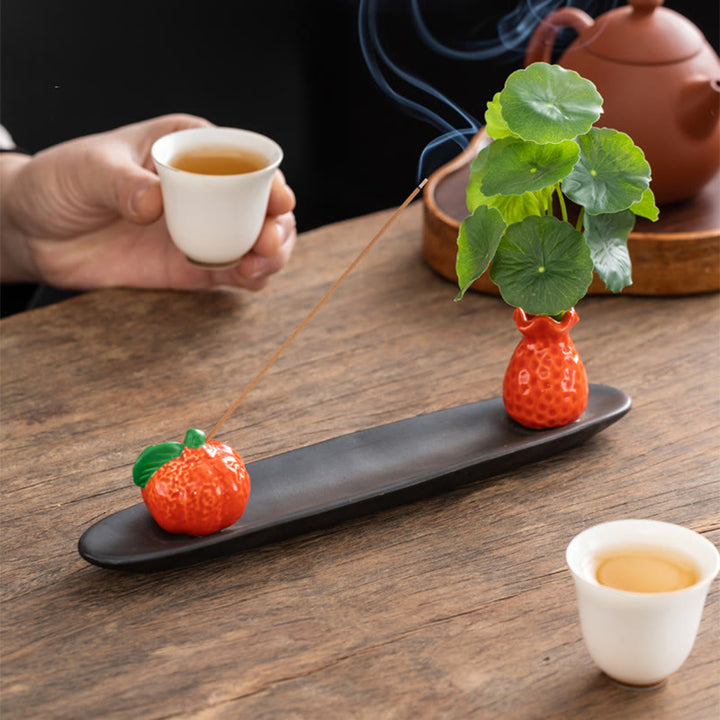 Quemador de incienso con Buddha Stones Pixiu para la riqueza y la decoración del hogar - image 17