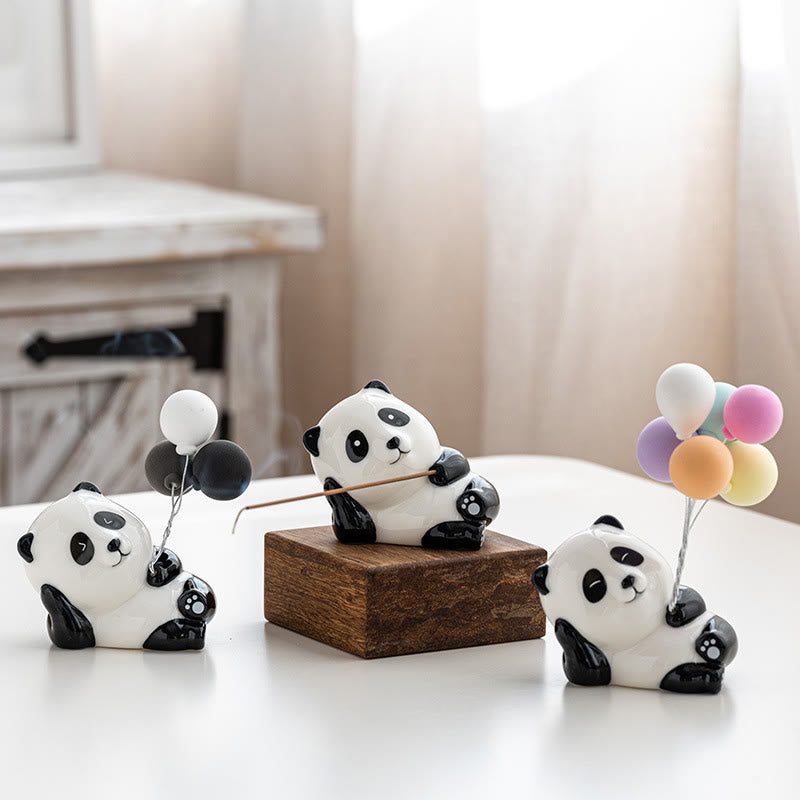 Quemador de incienso con forma de panda y Buddha Stones para decoración del hogar - image 11