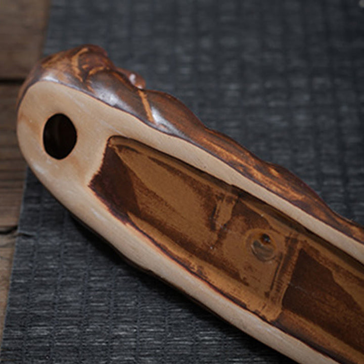 Quemador de incienso con forma de cigarra y barco pequeño de Buddha Stones para decoración del hogar - image 8