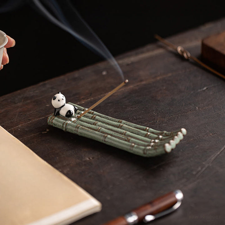 Quemador de incienso con forma de panda y Buddha Stones para decoración del hogar - image 11