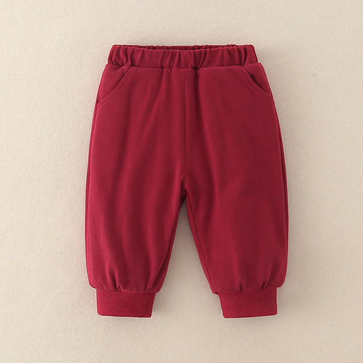 Conjunto de 2 piezas de traje de algodón de manga larga para bebé, niño pequeño, con diseño de conejo y melocotón, con Buddha Stones, cintura elástica y bolsillos - image 14