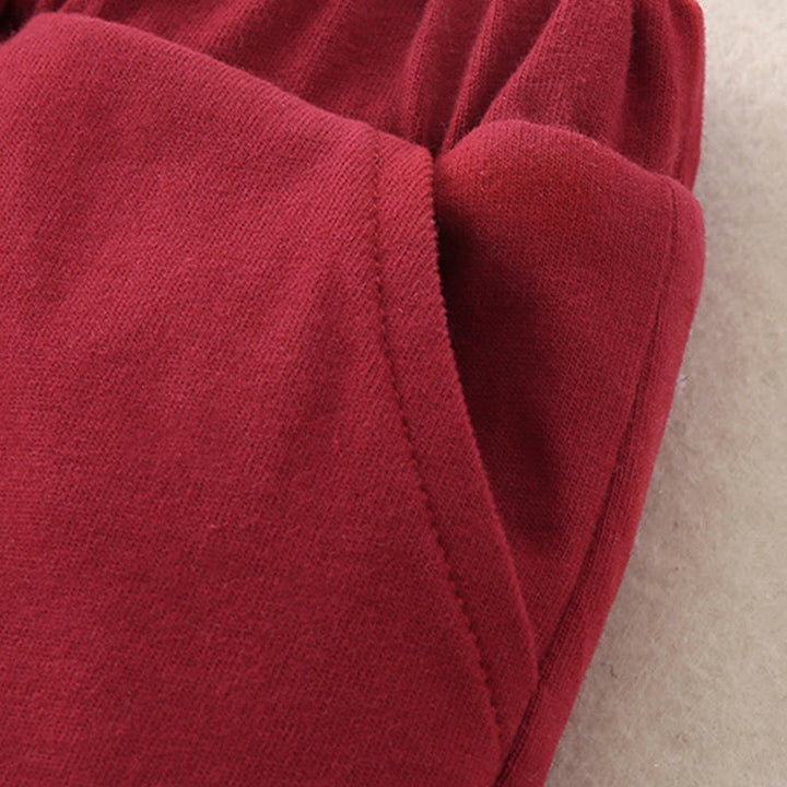 Conjunto de 2 piezas de traje de algodón de manga larga para bebé, niño pequeño, con diseño de conejo y melocotón, con Buddha Stones, cintura elástica y bolsillos - image 16