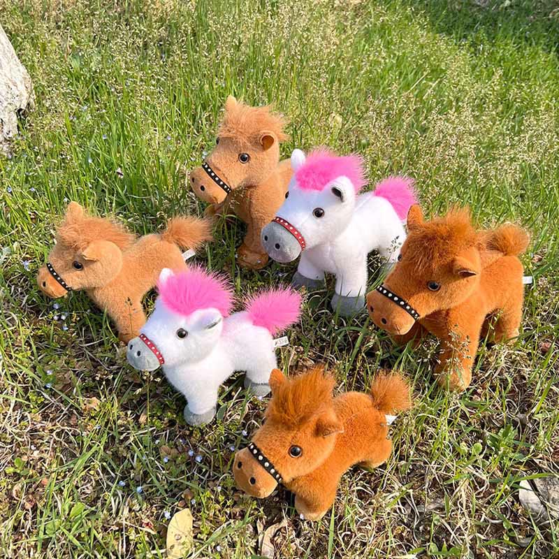 Buddha Stones Muñeco de peluche del Año del Caballo, energía de prosperidad, decoración del hogar - image 18