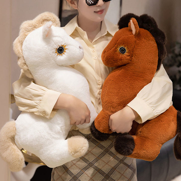 Buddha Stones Muñeco de peluche de poni del Año del Caballo para decoración del hogar - image 10