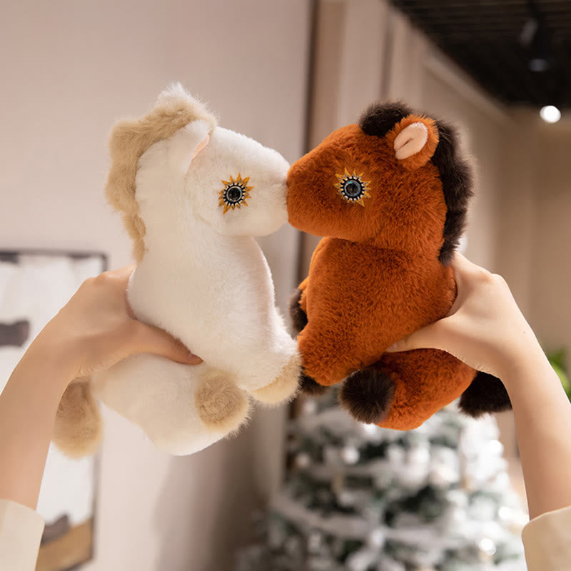 Buddha Stones Muñeco de peluche de poni del Año del Caballo para decoración del hogar - image 7