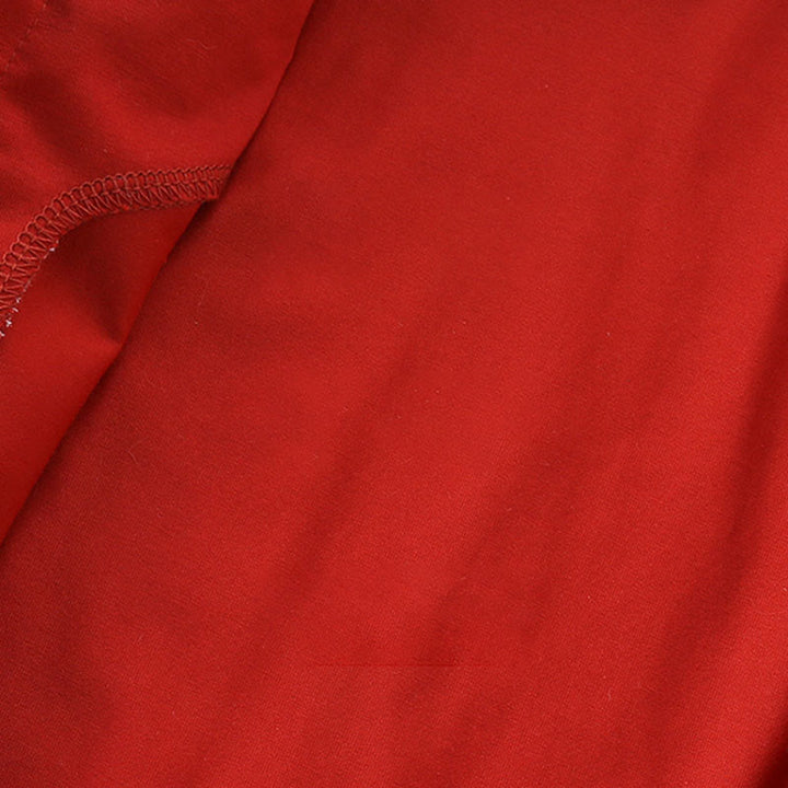 Mameluco de una pieza de algodón de manga larga para bebé niña con diseño de personita roja y Buddha Stones para primavera y otoño - image 6