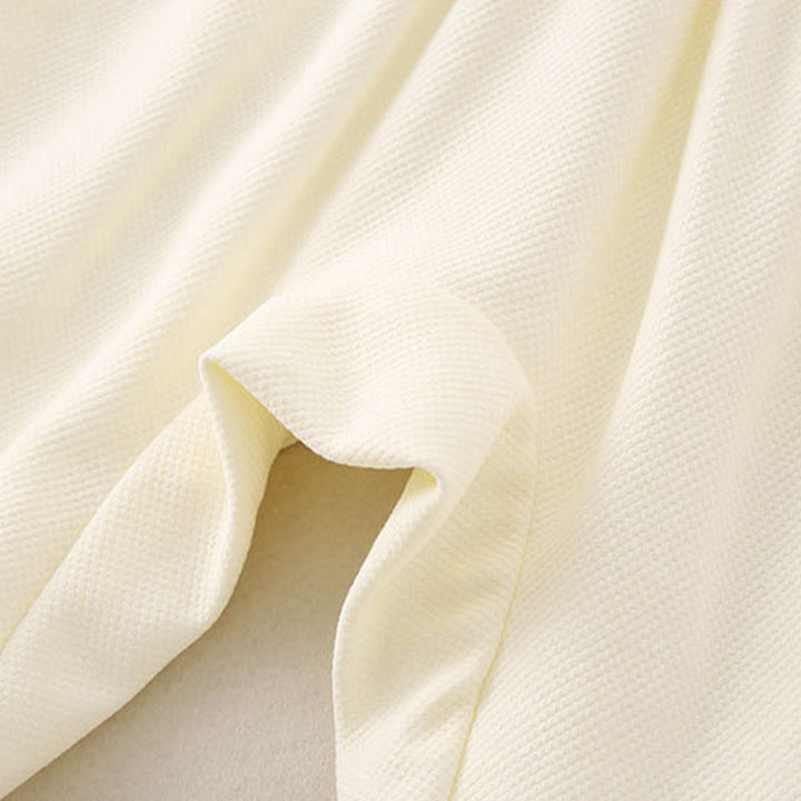 Mono de una pieza de algodón de manga larga para bebé niña con diseño de pabellón de primavera y otoño con Buddha Stones - image 8