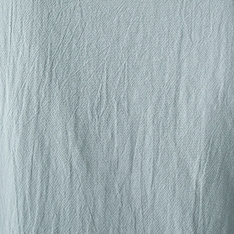 Camisa de algodón de manga larga con cuello alto y estampado floral bordado de Buddha Stones para mujer - image 15