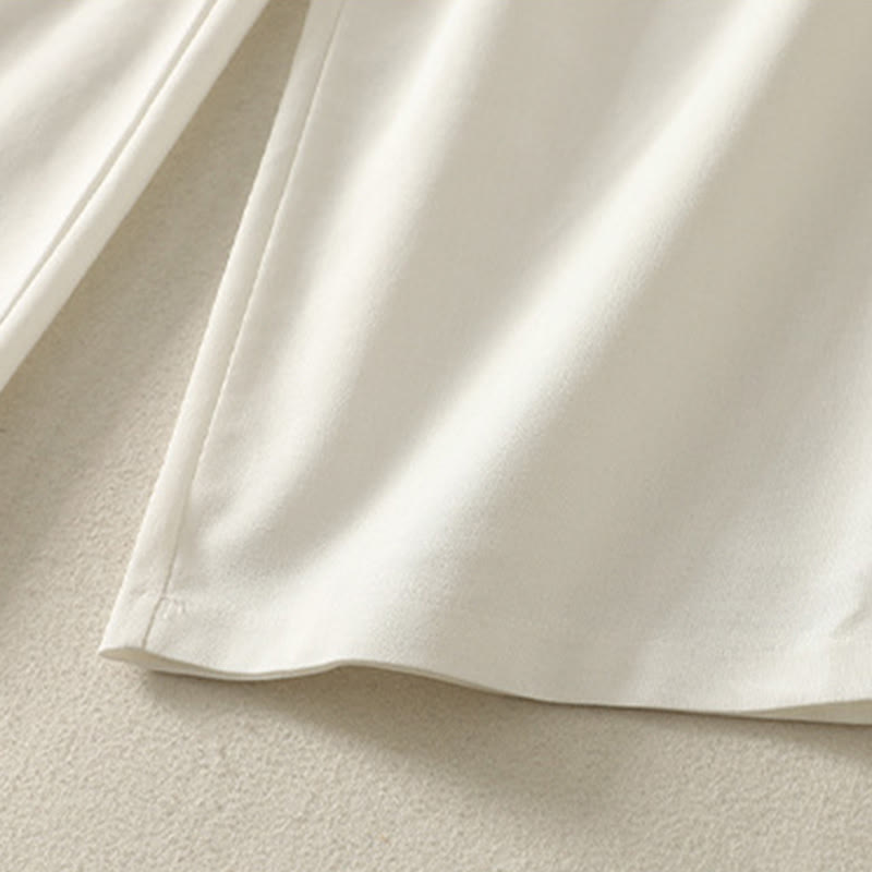 Pantalones anchos de algodón con cintura elástica y cremallera para mujer, bordados con Buddha Stones y bolsillos. - image 10