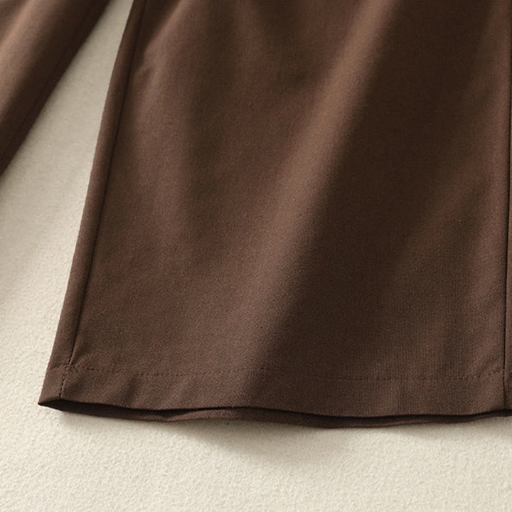 Pantalones anchos de algodón con cintura elástica y cremallera para mujer, bordados con Buddha Stones y bolsillos. - image 26