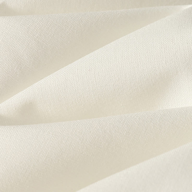 Pantalones anchos de algodón con cintura elástica y cremallera para mujer, bordados con Buddha Stones y bolsillos. - image 9