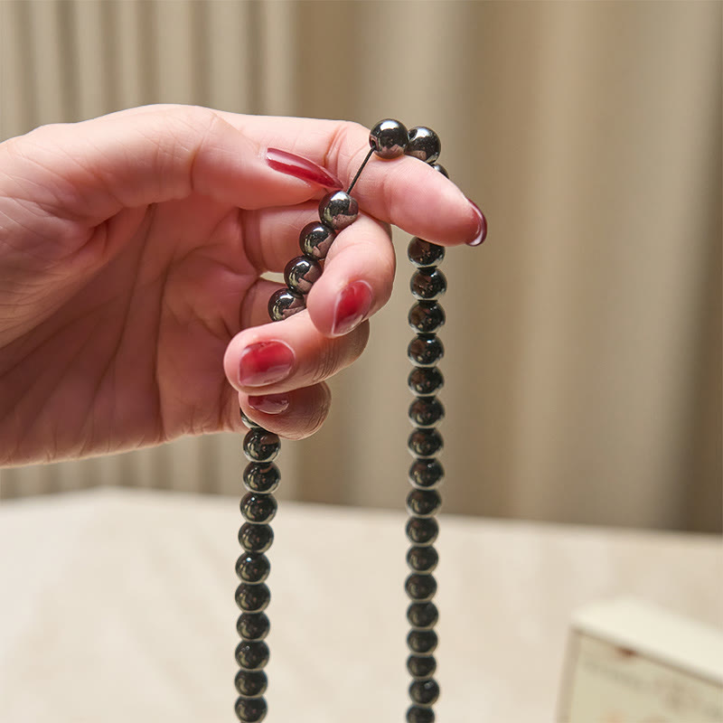 Buddha Stones Mala de claridad de enfoque de 108 cuentas de terahercios - image 4