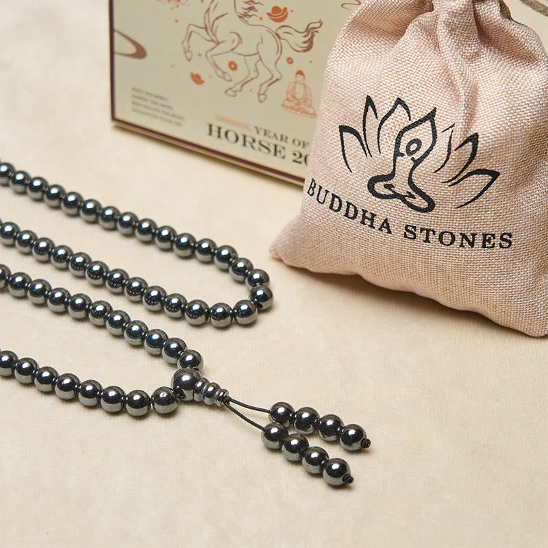 Buddha Stones Mala de claridad de enfoque de 108 cuentas de terahercios - image 5