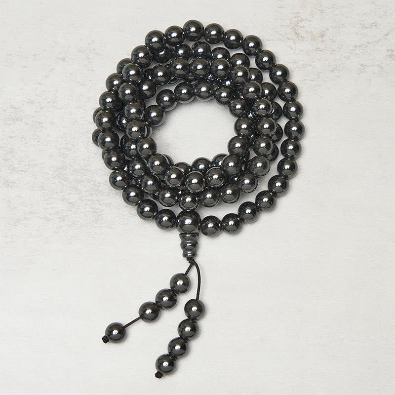 Buddha Stones Mala de claridad de enfoque de 108 cuentas de terahercios - image 1