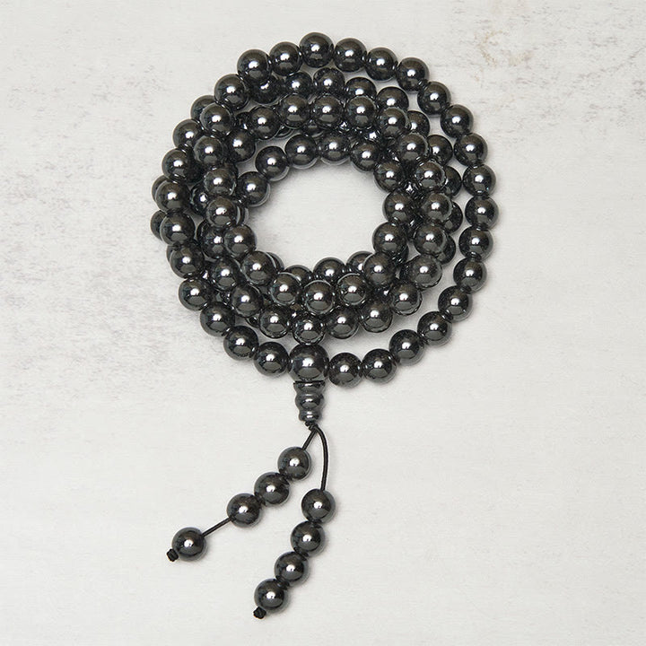 Buddha Stones Mala de claridad de enfoque de 108 cuentas de terahercios - image 1