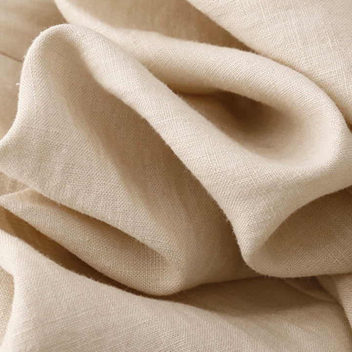 Pantalones de algodón Buddha Stones para mujer, lisos, de primavera, de largo 7-8, con bolsillos - image 17