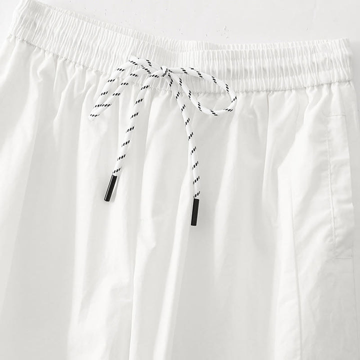 Pantalones harén para mujer con cintura alta, pliegues y bolsillos, con estampado de Buddha Stones - image 9