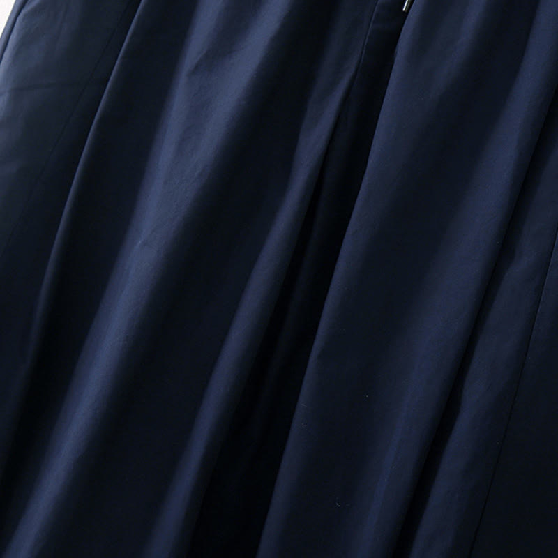 Pantalones harén para mujer con cintura alta, pliegues y bolsillos, con estampado de Buddha Stones - image 4