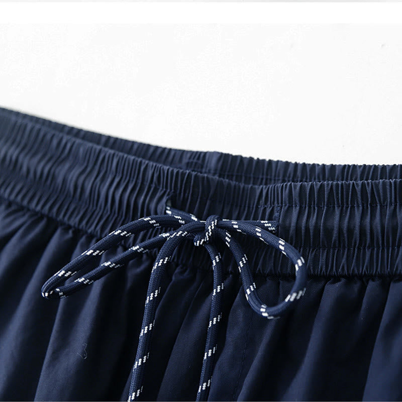 Pantalones harén para mujer con cintura alta, pliegues y bolsillos, con estampado de Buddha Stones - image 2