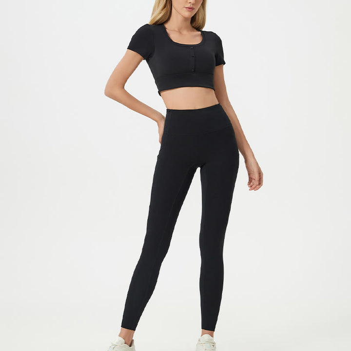 Leggings deportivos de cintura alta con diseño de piedra de Buda para mujer, pantalones de yoga - image 19