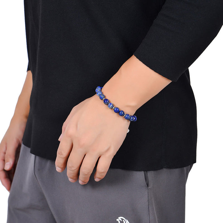 Pulsera protectora con varias cuentas de piedra natural de ojo de tigre y Buddha Stones - image 20