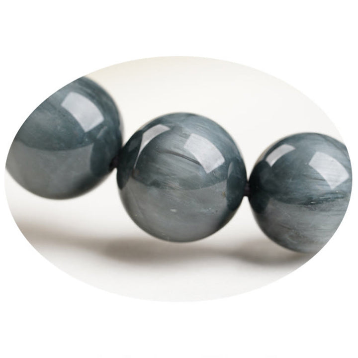 Pulsera de cuentas de piedra ojo de águila con Buddha Stones y calma positiva - image 12