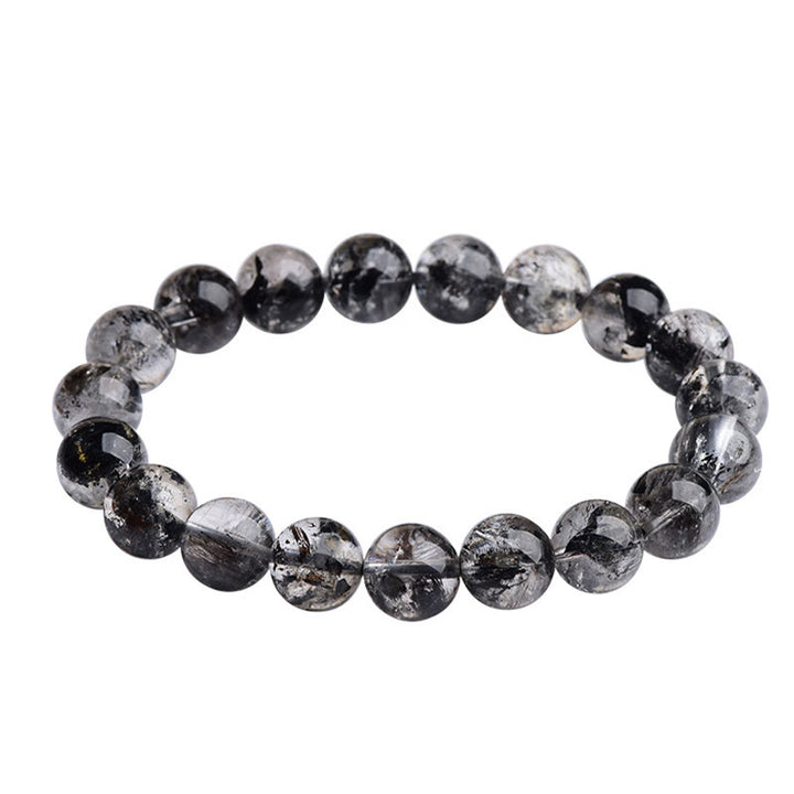 Pulsera de meditación con protección de diamantes Herkimer de Buddha Stones - image 3