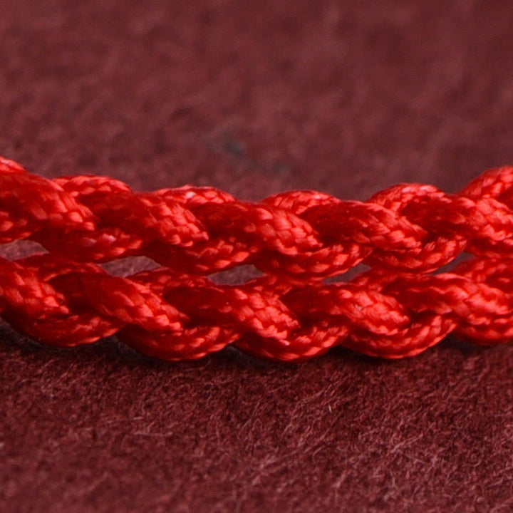 Pulsera ajustable de madera de melocotón con Buddha Stones y calabaza para la riqueza y la suerte - image 8