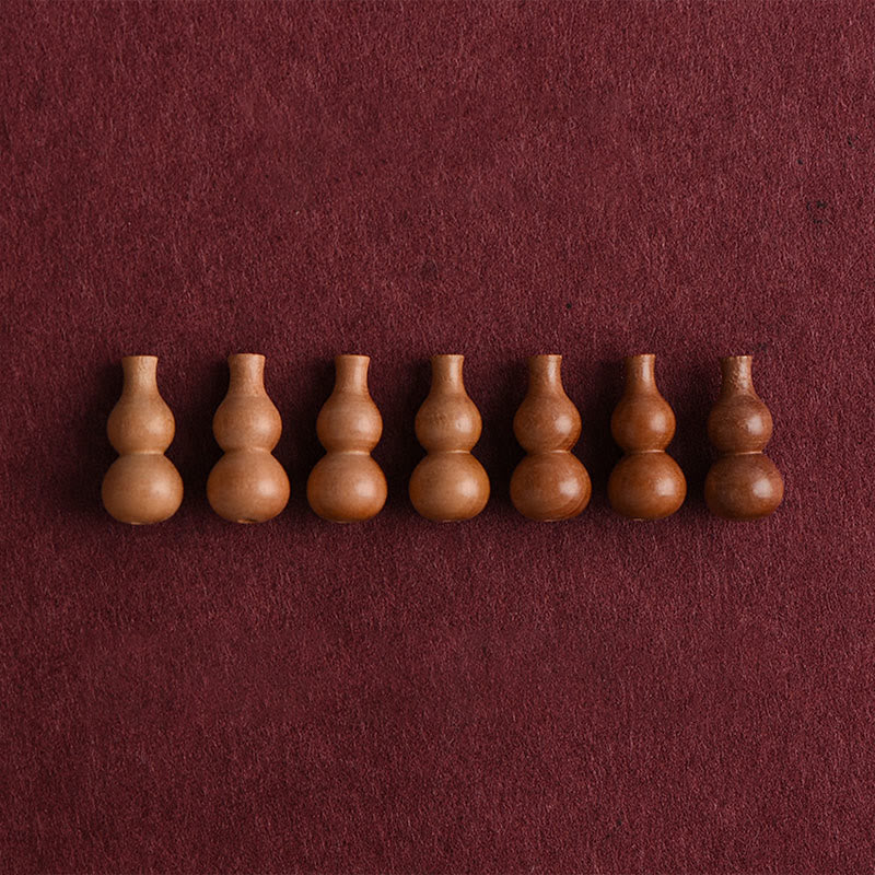 Pulsera ajustable de madera de melocotón con Buddha Stones y calabaza para la riqueza y la suerte - image 12