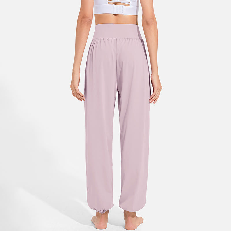 Pantalones deportivos de yoga con cintura elástica y cordón ajustable para mujer, con Buddha Stones y bolsillos. - image 16