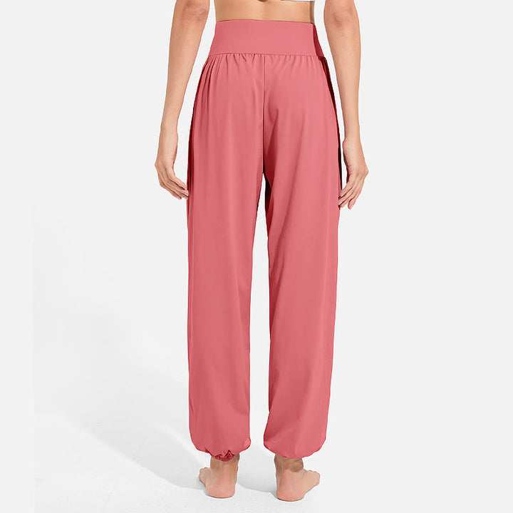 Pantalones deportivos de yoga con cintura elástica y cordón ajustable para mujer, con Buddha Stones y bolsillos. - image 30