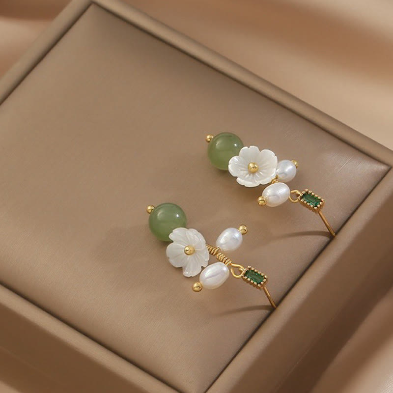 Pendientes de prosperidad y abundancia con Buddha Stones - image 2